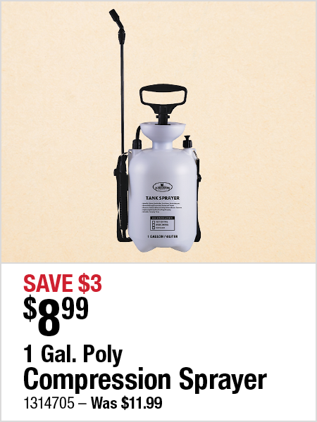 1 Gal. Poly Compression Sprayer
